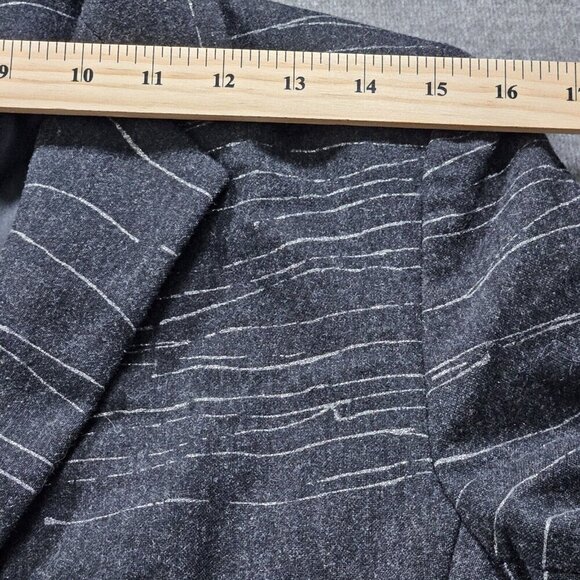 Sandro Blazer Women 38/M Gray Lined France Buttons LS Office Capsule VTG Classic - Picture 5 of 16